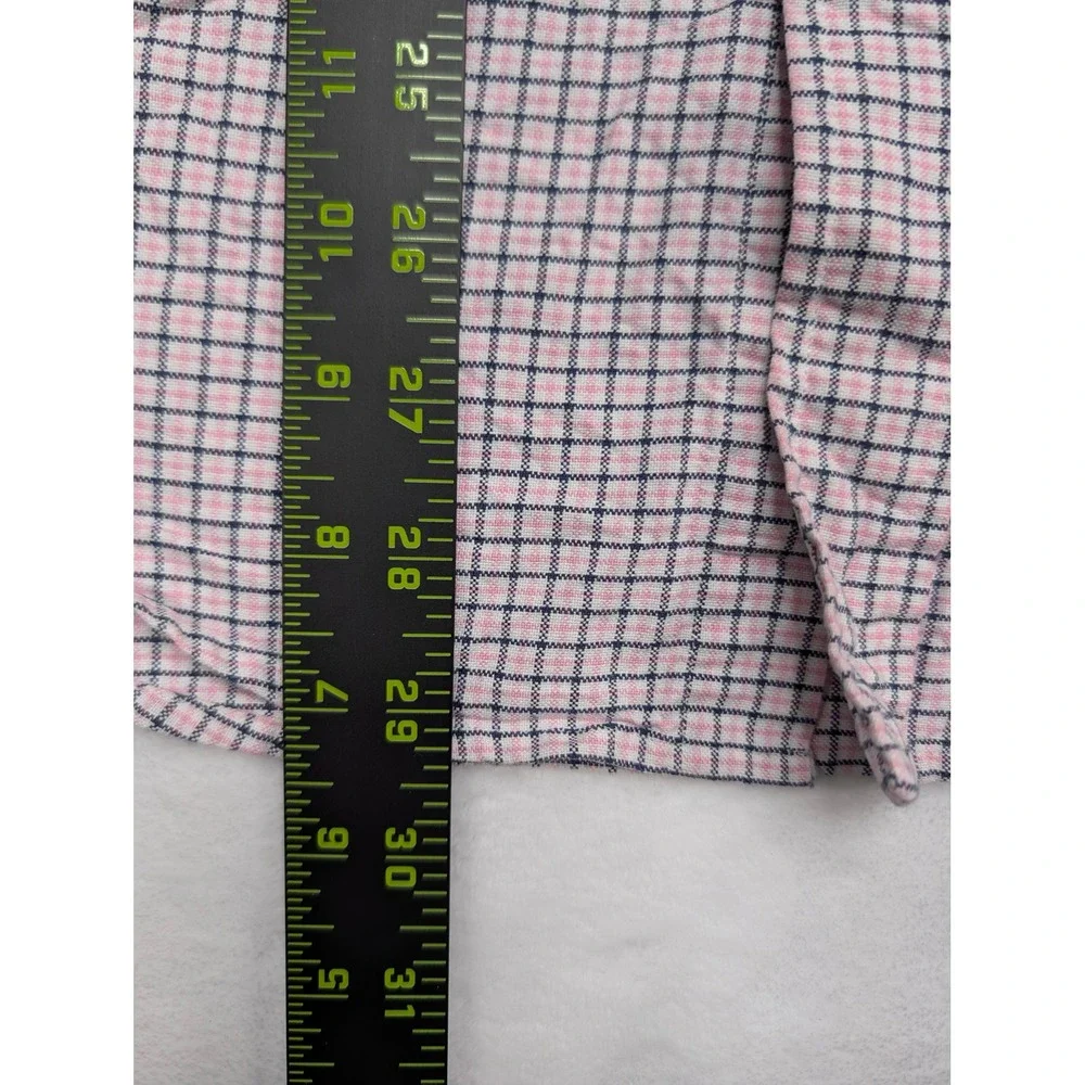 Ralph Lauren Vintage Plaid Button Down Shirt Mens Size S Pink Navy - Picture 5 of 7